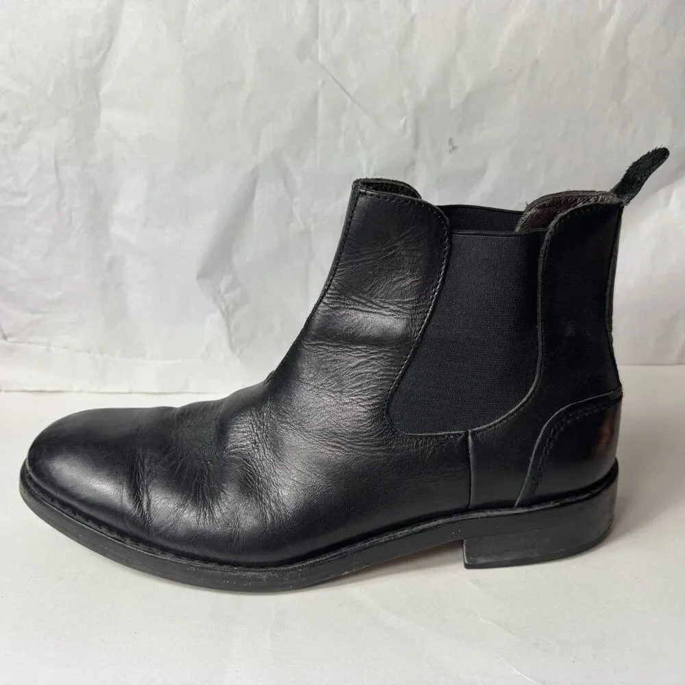 Wolverine Montague W00502 Black Leather Chelsea Boot 1000 Mile Men’s Size 10 D